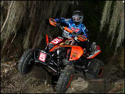 Bryan Cook ATV Woods Racing