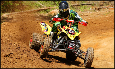 #27 Brad Riley - Honda TRX450R ATV - Extreme Dirt Track Series 