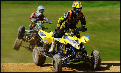 #81 Chris Gary - Honda TRX450R ATV - Extreme Dirt Track Series 