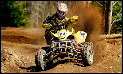 Artie Druin - Suzuki LTR450 ATV - NEATV-MX Amateur Racer