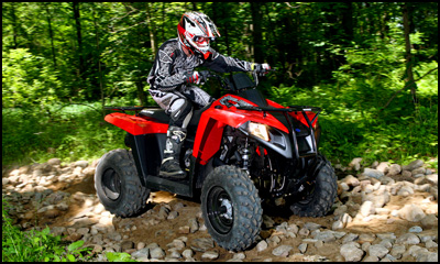 Polaris Trail Boss 330 Sport ATV - Indy Red