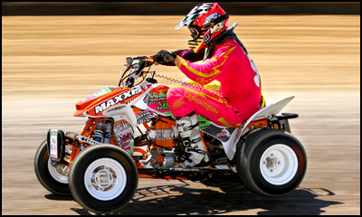 Kirby Cooke - Honda TRX450R ATV - ATV Extreme Dirt Track Series 