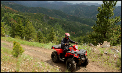 2010 Polaris Sportsman 400 H.O 4x4 ATV - Montana Mountains 