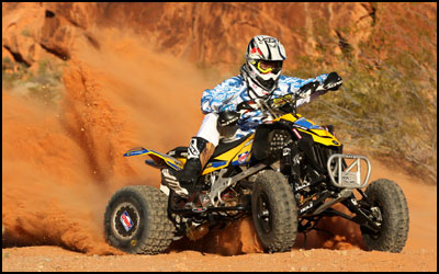 Motoworks' Josh Frederick Can-Am DS450 ATV Roost 