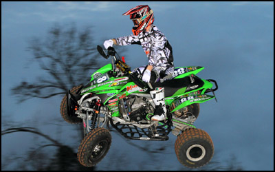 MotoWorks' AMA ATV Motocross Pro ATV Racer #88 Joel Hetrick 