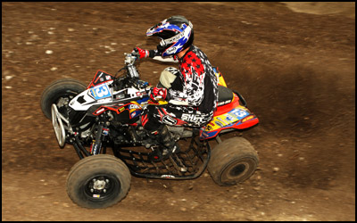 Fox Shox's #13 John Natalie - AMA ATV Motocross Pro ATV Racer