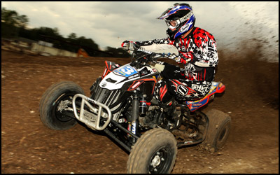 AMA ATV Motocross Pro Racer John Natalie - Can- Am DS450 ATV 