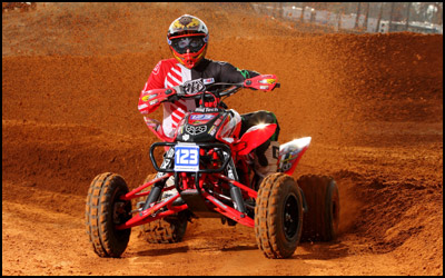 AMA ATV Motocross Pro Racer Nick DeNoble - Honda 450R ATV