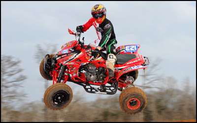 DWT's #123 Nick DeNoble - AMA ATV Motocross Pro ATV Racer 