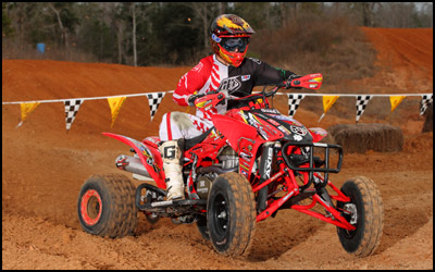 Hinson's #123 Nick DeNoble - Honda 450R ATV 