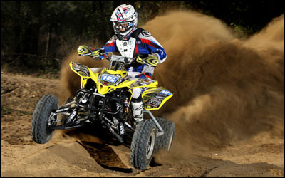 Fox Shox's #16 Jeremy Lawson - Suzuki LTR 450 ATV