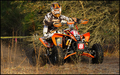 Ohlin Shock's #8 Bryan Cook - KTM 450 XC 450 ATV