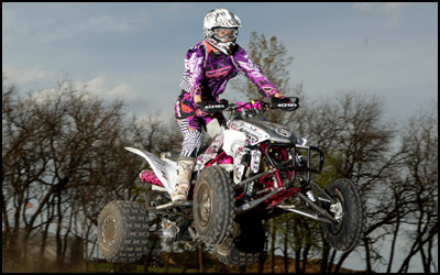 Fox Shox's Michelle Natalie - AMA ATV MX Women's Class Racer 