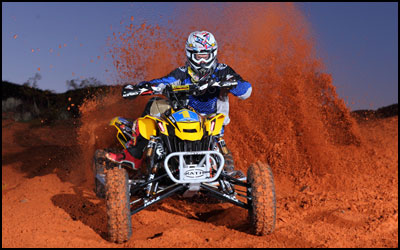 Fox Racing Shox's Josh Frederick - Can-Am DS 450 ATV