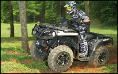 2012 CanAm Outlander 1000 XT Pure Magnesium ATV