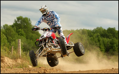 Maxxis Tire's Gree Gee - AMA Pro ATV Motocross Racer