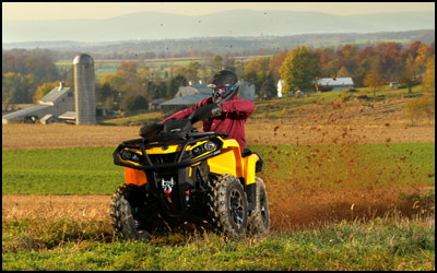 2012 Can-Am Outlander 1000 XT Utility ATV Roost
