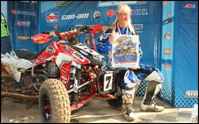 2011 AMA ATV MX Women's Class Champion Heather Byrd