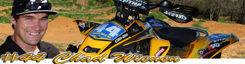 Chad Wienen  Interview: 2011 AMA ATV Motocross Racing 