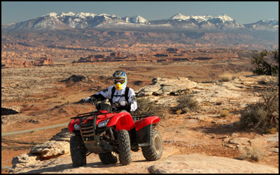 2011 Honda Rancher 420 ES  Utility ATV - Moab La Sal Mountains