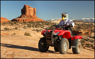 WORCS Pro ATV Racer Robbie Mitchell - Honda Rancher Utility ATV