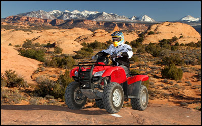 Honda Rancher 420 ES Utility ATV - Moab Fins & Things Trail