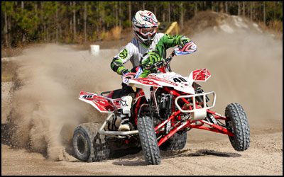 Hinson Racing's Cody Gibson - Walsh CRF450R Hybrid ATV