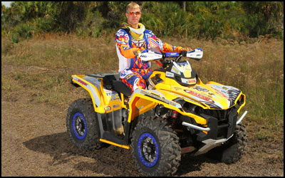 Maxxis / H&M Motorsports' Beau Baron - WORCS Pro ATV Racer