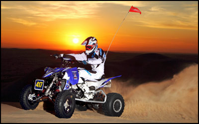 Elka Suspension's Josh Row - Yamaha YFZ450R Sport ATV
