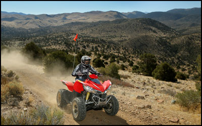 Kymco Maxxer 450i Sport Utility ATV - Eastern Sierra Mountains