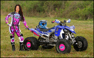 AMA Pro ATV Motocross Racer Jon VenJohn - Honda 450R ATV