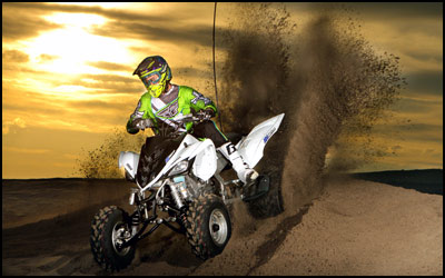 WORCS Pro ATV Racer Robbie Mitchell - Yamaha Raptor 700 ATV