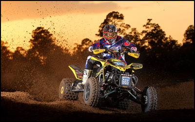 Hinson's Ronnie Higgerson - AMA Pro ATV Motocross Racer