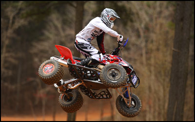 Precision Racing's #20 Josh Upperman - Honda 450R Sport ATV