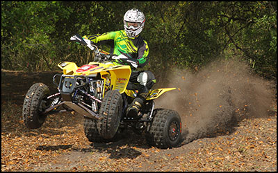 Maxxis' #4 Chris Bithell - Suzuki LTR450 Sport ATV