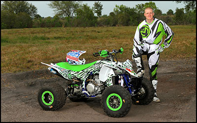 GNCC XC1 Pro ATV Racer #7 Kevin Yoho - Yamaha YFZ450R ATV