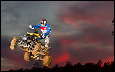 Lazer Star Lights' #9 Josh Creamer - AMA Pro ATV Motocross Racer - 2013 Can-Am DS450 Sport ATV Wallpaper