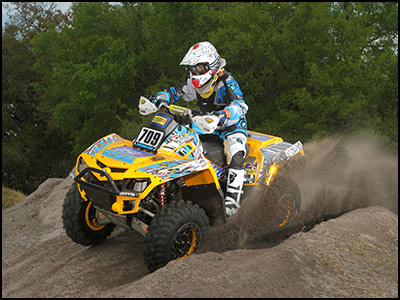 
GNCC 4x4 Utility ATV Racer Forrest Whorton