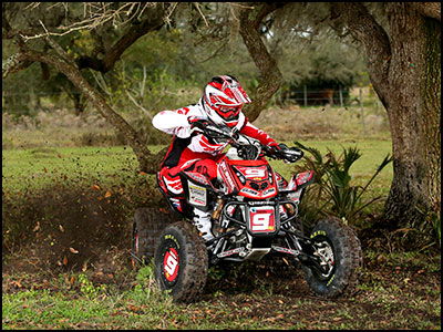 GNCC Racing Pro ATV Racer Brycen Neal