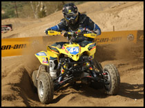 Suzuki's Chad Wienen Pro ATV Motocross Racers