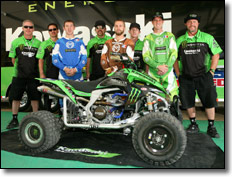 Kawawasaki KFX 450R ATV Motocross Race Team