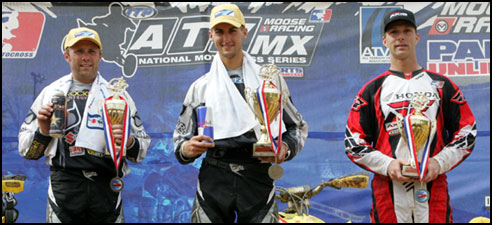 AMA Pro ATV Motocross Podium