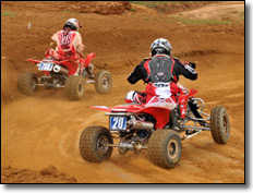 Honda's Harold Goodman & Josh Upperman AMA ATV Motocross
