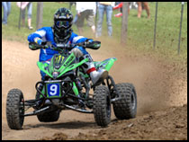 Kawasaki's Josh Creamer -  Pro ATV Motocross Racers