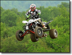 Suzuki's Cody Gibson ATV Motocross Racers