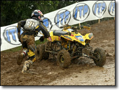 Suzuki's Doug Gust  & Dustin Wimmer  -  Pro ATV Motocross Racers