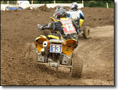 Can-Am's John Natalie Jr  Pro ATV Motocross Racers