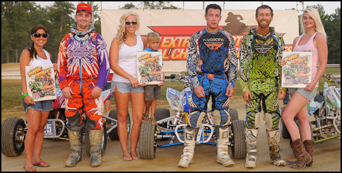 Extreme Drit Track ProAm Unlimited  ATV Podium