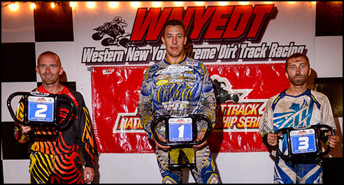 Extreme Dirt Track Pro Class Podium