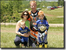 K&K Racing's Bryan Baker & Familey